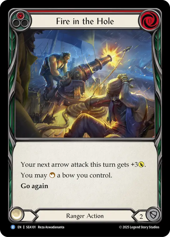 Fire in the Hole — Rainbow Foil