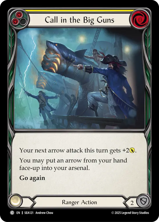 Call in the Big Guns — Rainbow Foil