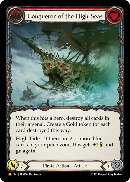 Conqueror of the High Seas — High Seas — Rainbow Foil