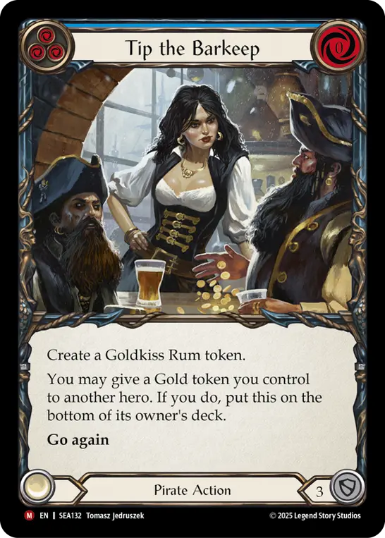 Tip the Barkeep — High Seas — Rainbow Foil