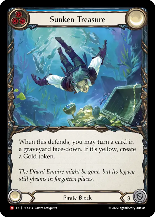 Sunken Treasure — High Seas — Rainbow Foil