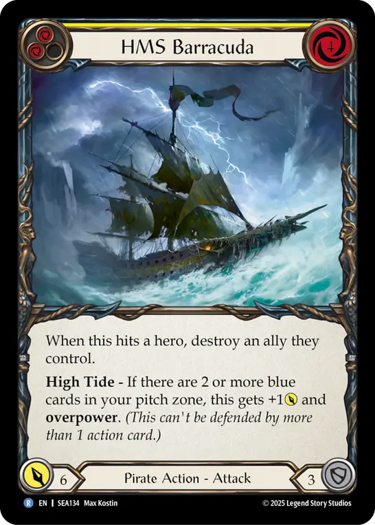 HMS Barracuda — High Seas — Rainbow Foil