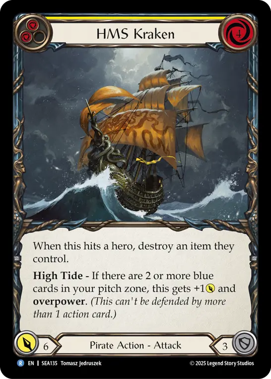 HMS Kraken — High Seas — Rainbow Foil