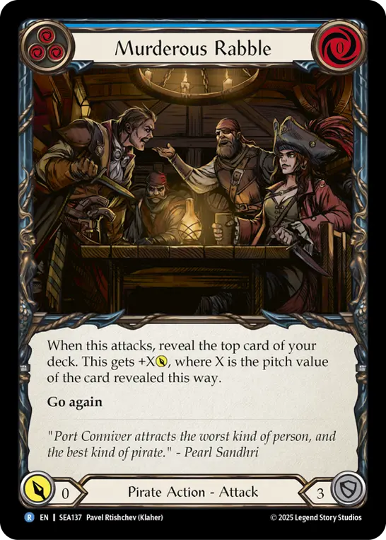 Murderous Rabble — High Seas — Rainbow Foil