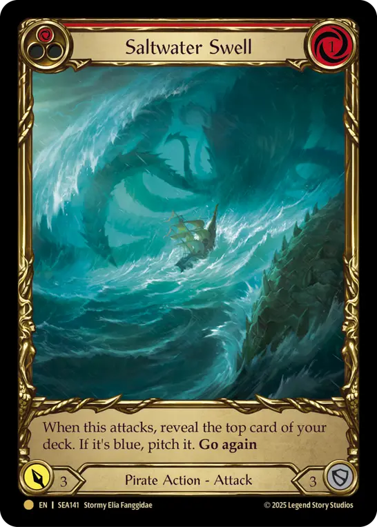 Saltwater Swell — High Seas - Treasure Pack — Cold Foil