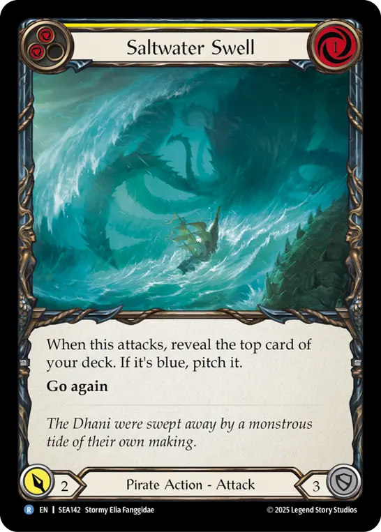 Saltwater Swell — High Seas — Rainbow Foil