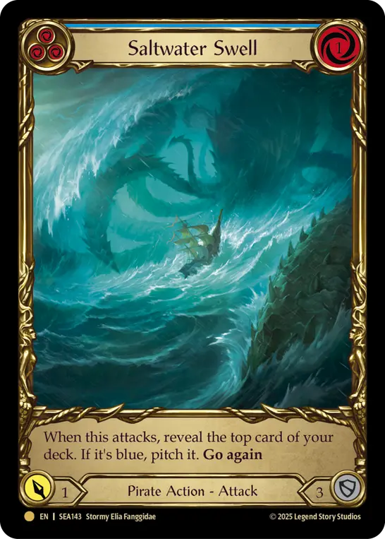 Saltwater Swell — High Seas - Treasure Pack — Cold Foil
