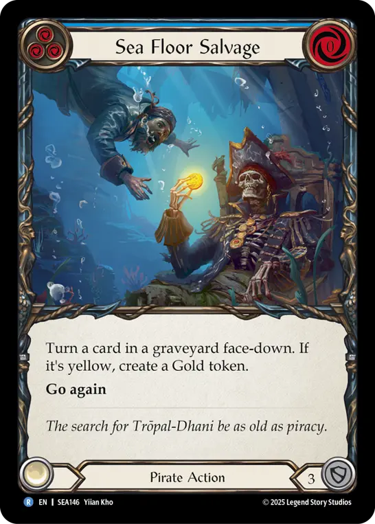 Sea Floor Salvage — High Seas — Rainbow Foil