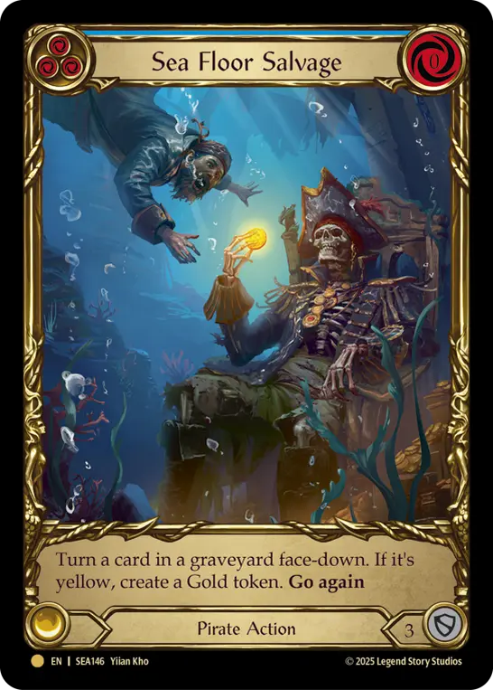 Sea Floor Salvage — High Seas - Treasure Pack — Cold Foil