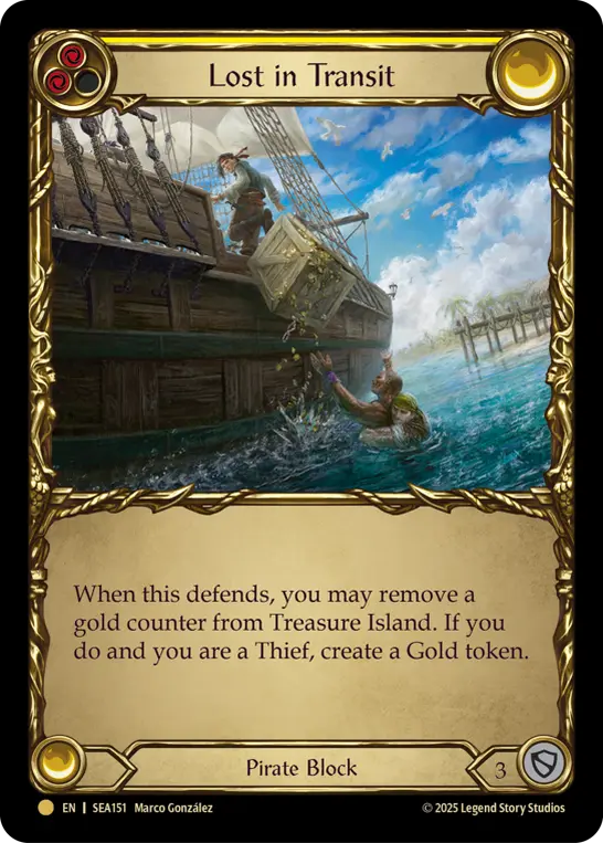 Lost in Transit — High Seas - Treasure Pack — Cold Foil