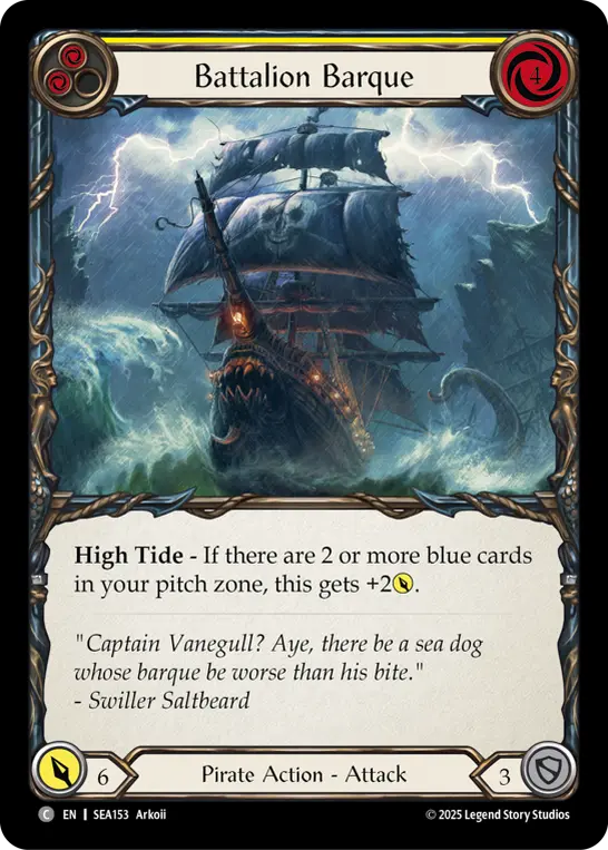 Battalion Barque — High Seas — Rainbow Foil