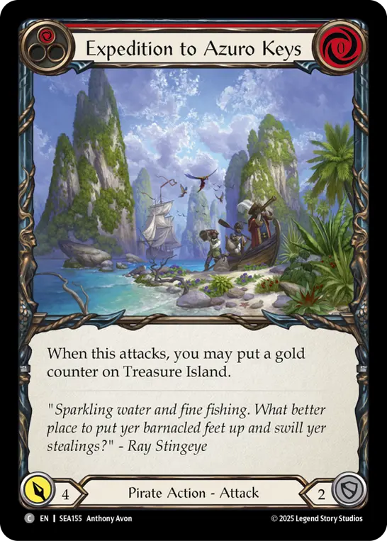 Expedition to Azuro Keys — High Seas — Rainbow Foil