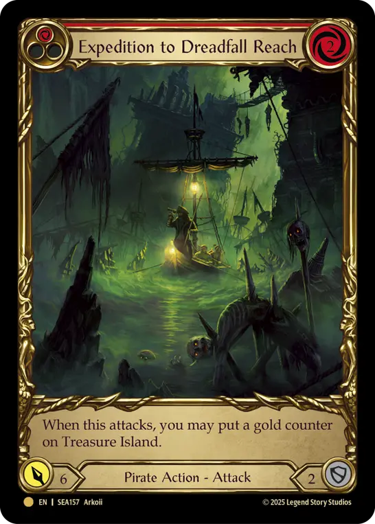 Expedition to Dreadfall Reach — High Seas - Treasure Pack — Cold Foil