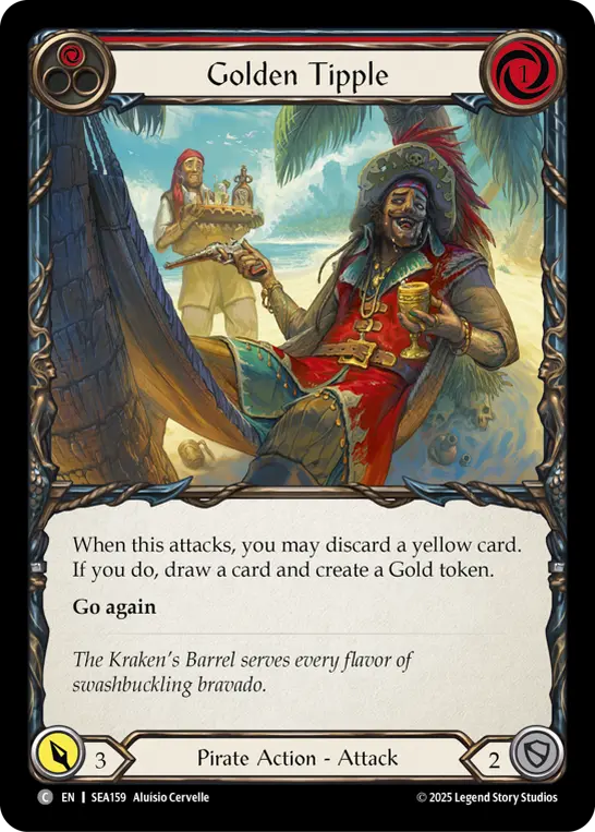 Golden Tipple — High Seas — Rainbow Foil