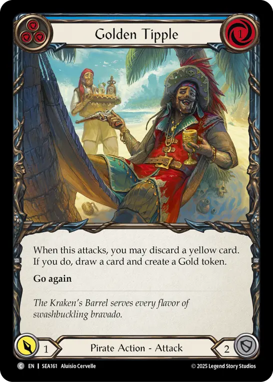 Golden Tipple — High Seas — Rainbow Foil