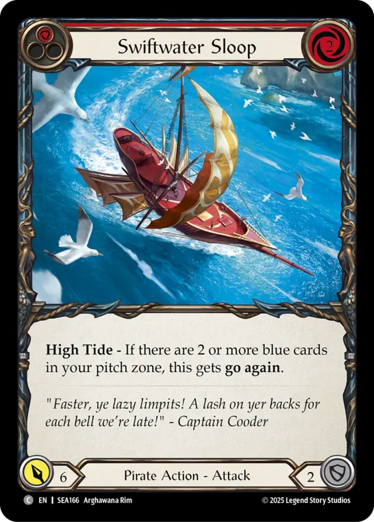 Swiftwater Sloop — High Seas — Rainbow Foil