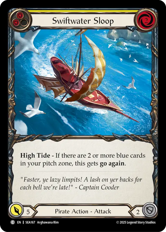 Swiftwater Sloop — High Seas — Rainbow Foil
