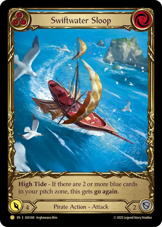 Swiftwater Sloop — High Seas - Treasure Pack — Cold Foil