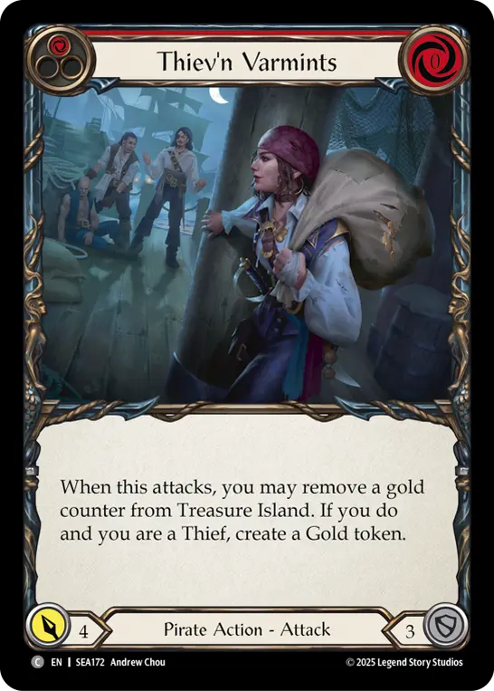 Thiev'n Varmints — High Seas — Rainbow Foil