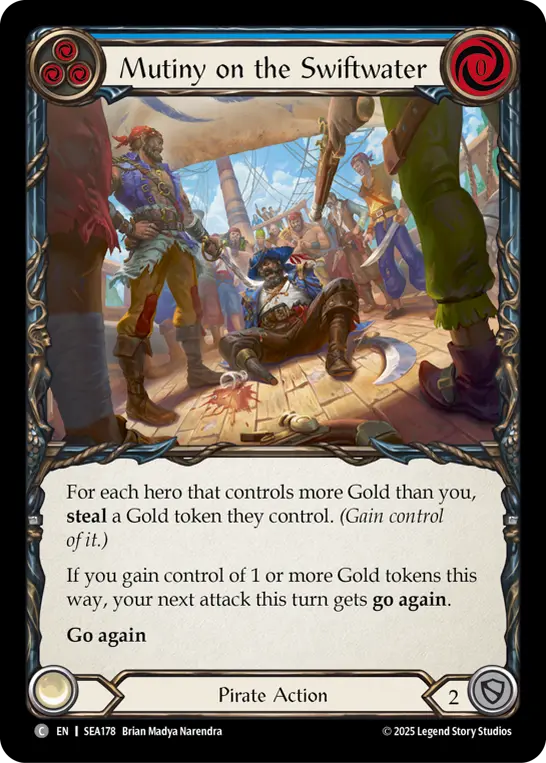 Mutiny on the Swiftwater — High Seas — Rainbow Foil