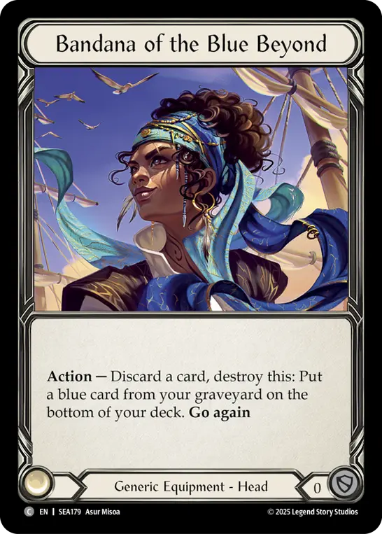 Bandana of the Blue Beyond — High Seas - Treasure Pack — Cold Foil