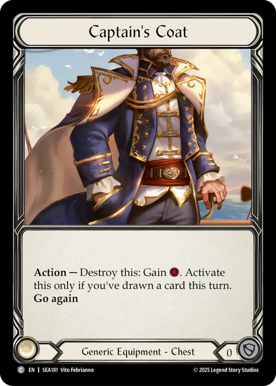 Captain's Coat — High Seas - Treasure Pack — Cold Foil
