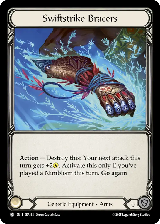 Swiftstrike Bracers — High Seas - Treasure Pack — Cold Foil