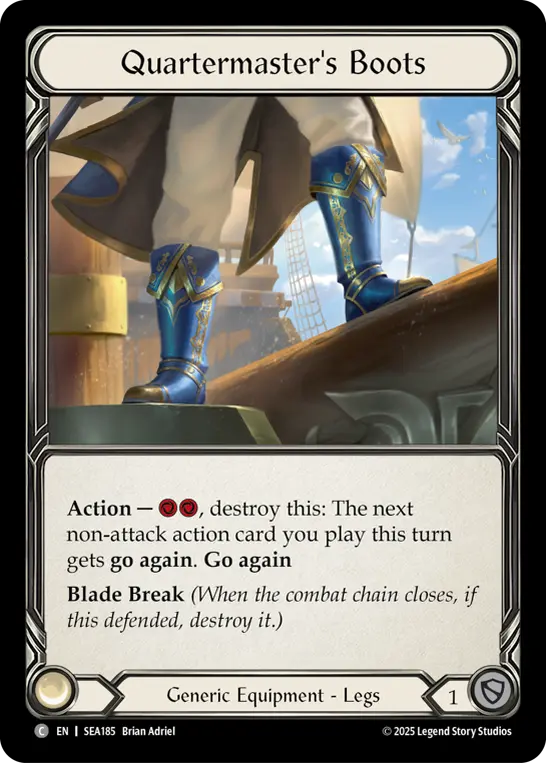Quartermaster's Boots — High Seas - Treasure Pack — Cold Foil
