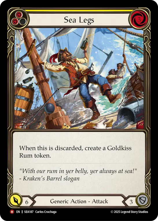 Sea Legs — Rainbow Foil
