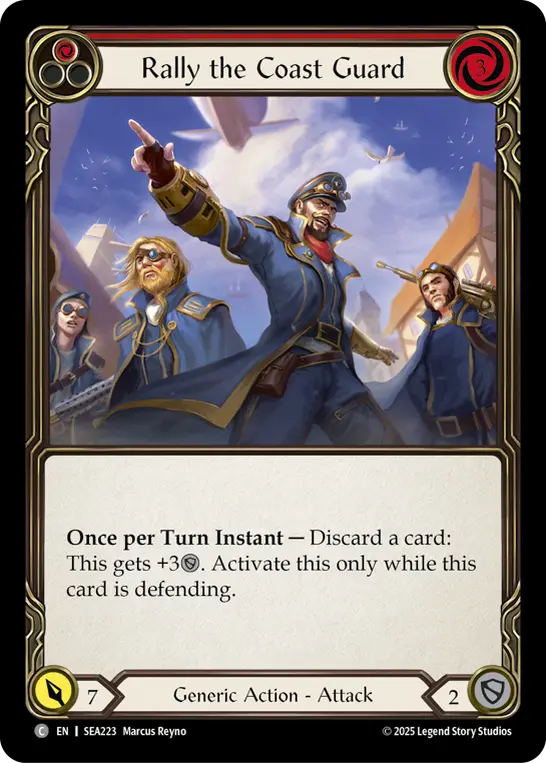 Rally the Coast Guard — Rainbow Foil