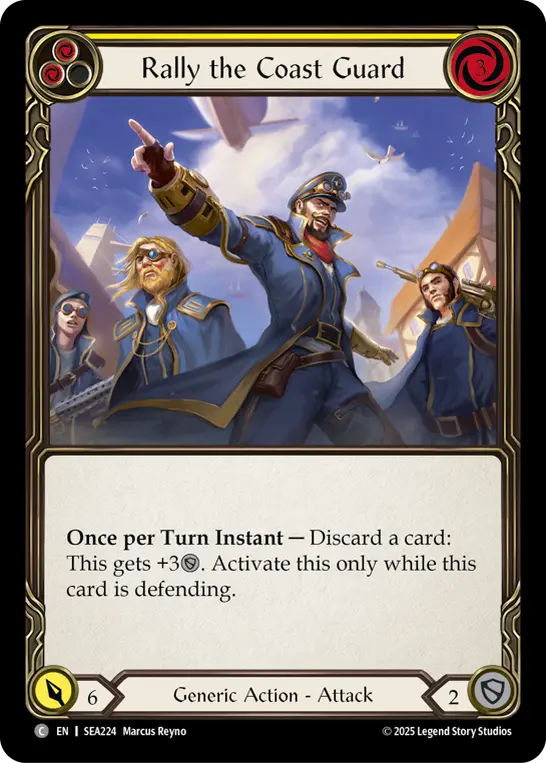 Rally the Coast Guard — Rainbow Foil