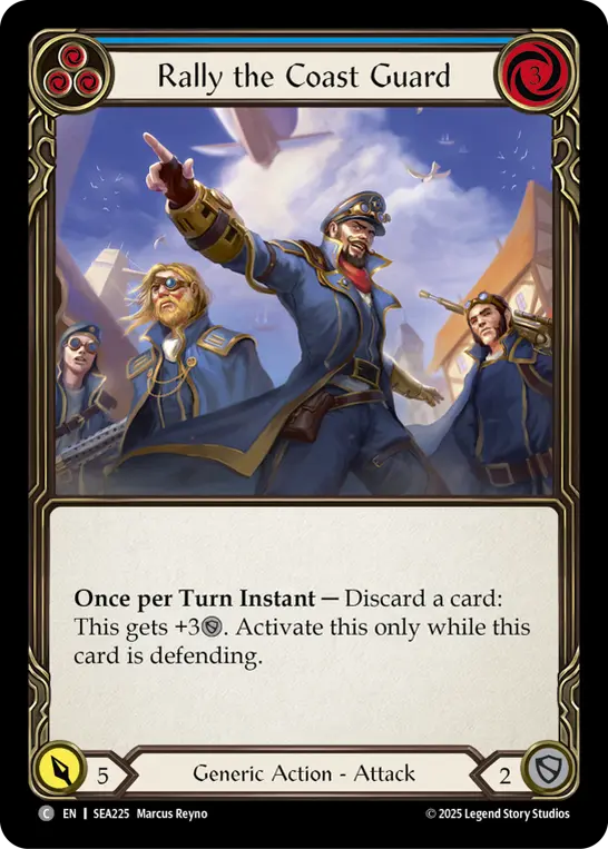 Rally the Coast Guard — Rainbow Foil