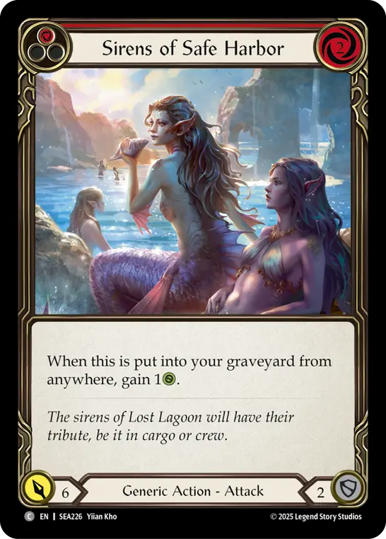 Sirens of Safe Harbor — Rainbow Foil