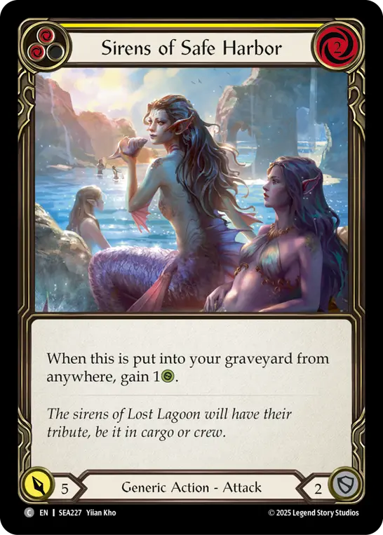 Sirens of Safe Harbor — Rainbow Foil