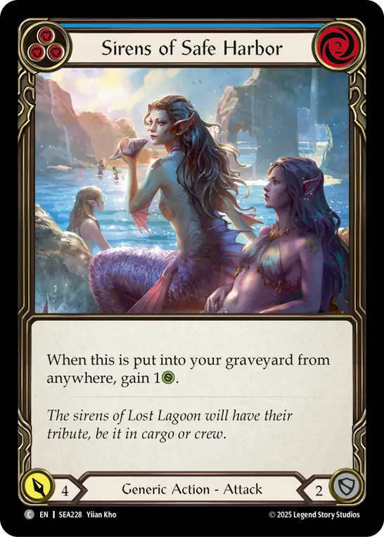 Sirens of Safe Harbor — Rainbow Foil