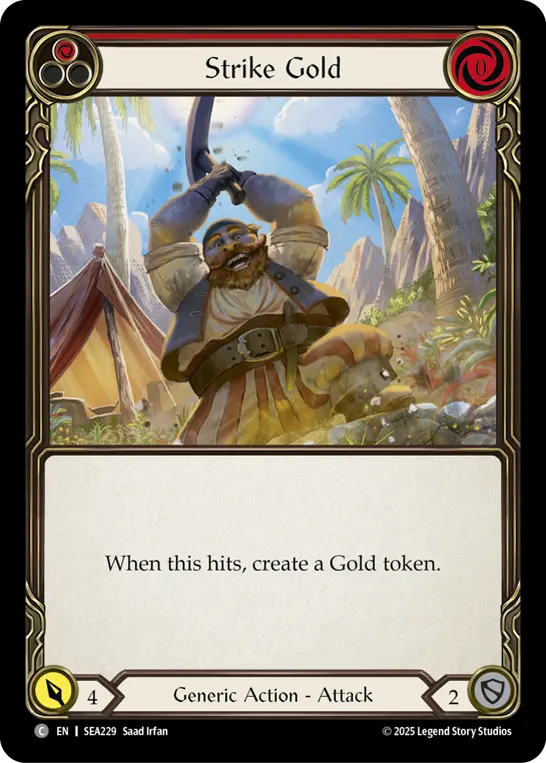Strike Gold — Rainbow Foil