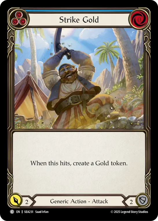 Strike Gold — Rainbow Foil