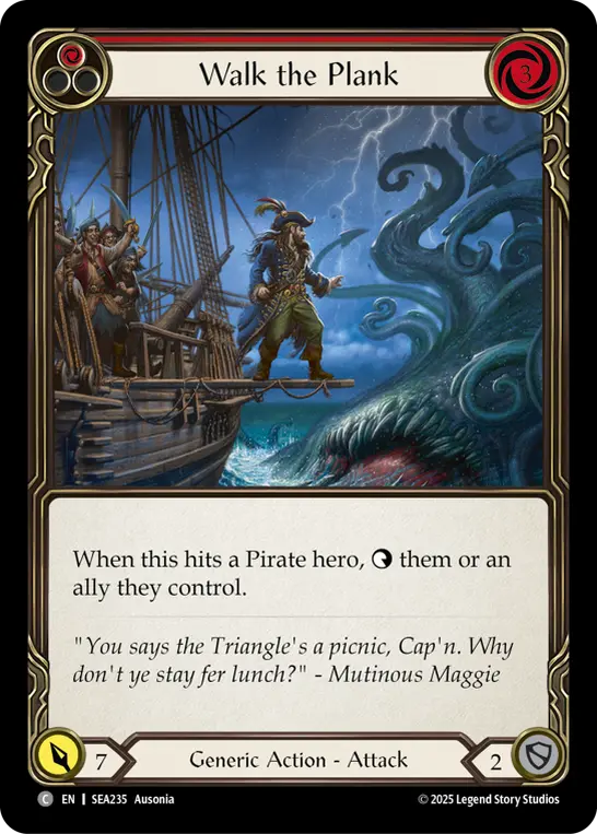 Walk the Plank — Rainbow Foil