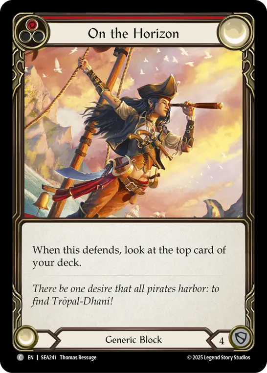 On the Horizon — Rainbow Foil