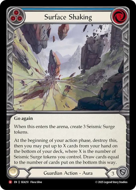 Surface Shaking — Rainbow Foil