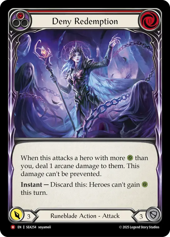 Deny Redemption — Rainbow Foil