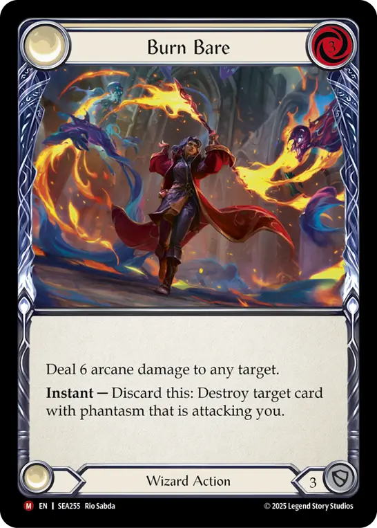 Burn Bare — Rainbow Foil