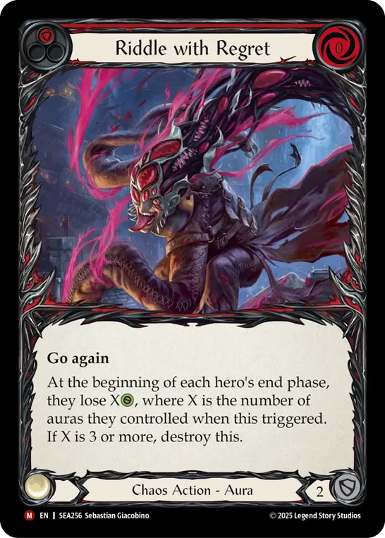 Riddle with Regret — Rainbow Foil