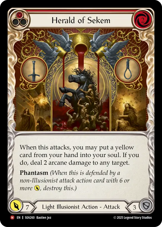 Herald of Sekem — Rainbow Foil