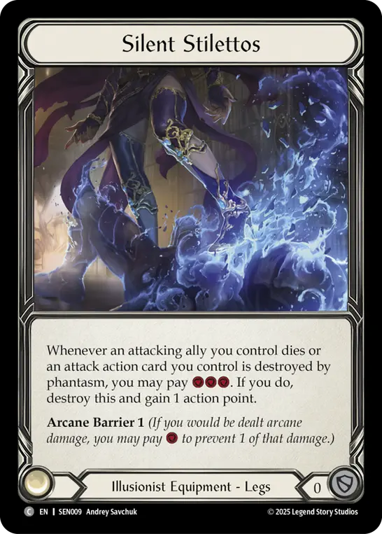 Image of the card for Silent Stilettos