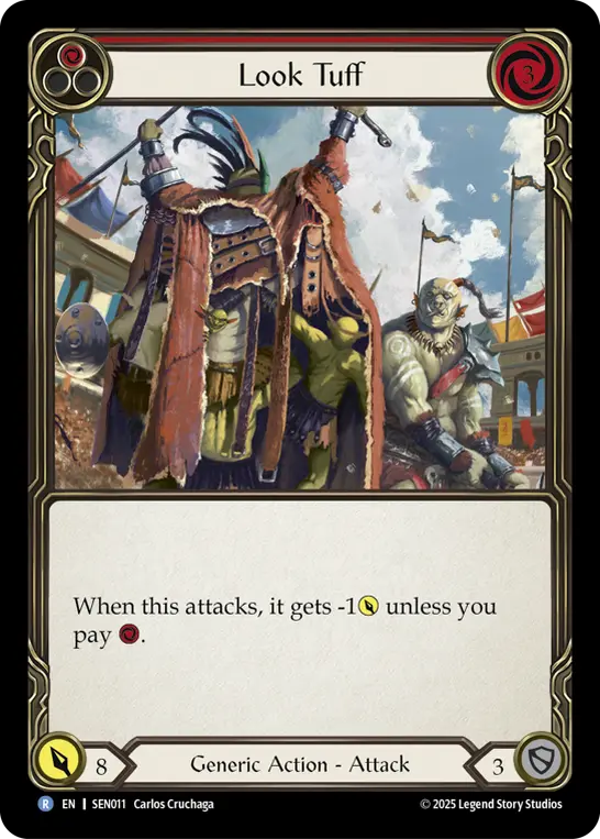 Image of the card for Look Tuff (Red)