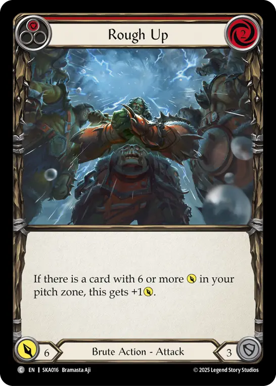 Card image of Rough Up (Red)