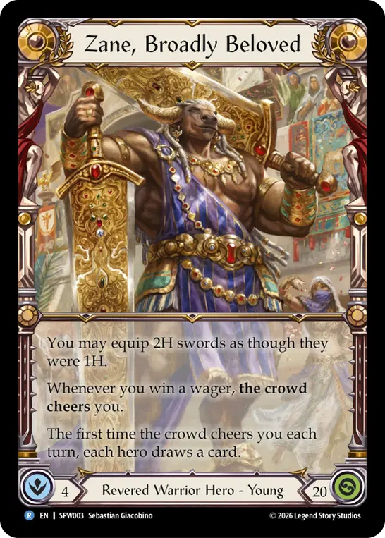 Zane, Broadly Beloved