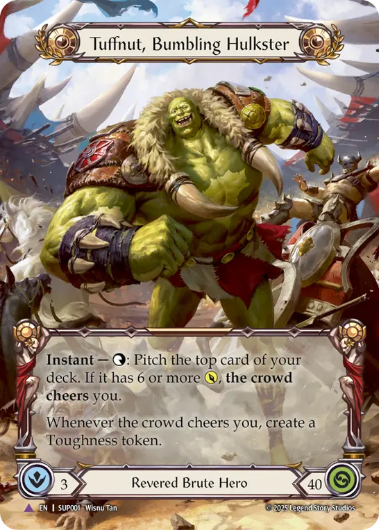 Tuffnut, Bumbling Hulkster — Extended Art — Cold Foil