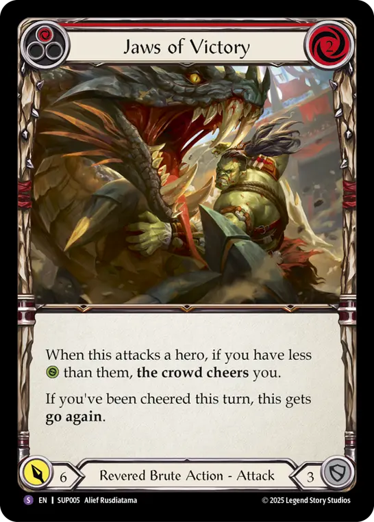 Jaws of Victory — Rainbow Foil